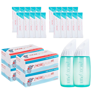 노즈퓨리 어린이 코세척기 + 세정용 분말 130p, 2개