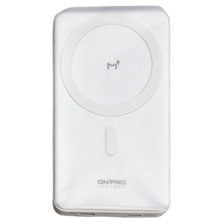 ONPRO 可充式鋰離子磁吸行動充, MagReact-M1s, 典雅白