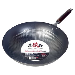 SUMMIT 壓花窒化鐵炒鍋/北京鍋, 1個, 30cm