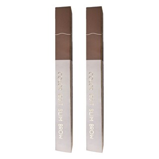 日本 excel 柔軟光滑超細眉筆 0.07g, ES03 秋季米色, 2個, 2件