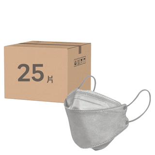 Charmed 昌明生技 成人4D醫療口罩, 銀河灰, 25片, 1盒