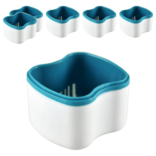雙層 活動假牙 矯正器 專用 浸泡盒一入-隨機, 1入, 6入