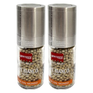 MONTOSCO 白胡椒研磨罐, 48g, 2個