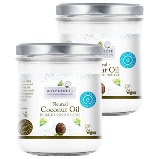 BIO PLANETE 碧歐星球 天然冷壓初榨去味椰子油, 400ml, 2罐