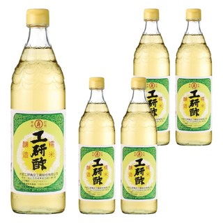 KONG YEN 工研 酢, 600ml, 香醋釀造，酸度4.5%以上, 5瓶