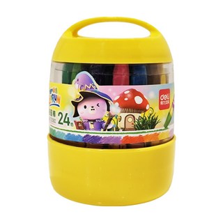 deLi 得力 油蠟筆, 24色, 1組