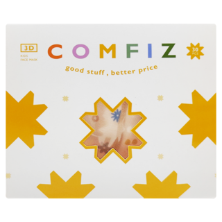 康菲 幼幼3D醫療 1~3歲, 30個, 花花草草 奶茶色, 1盒