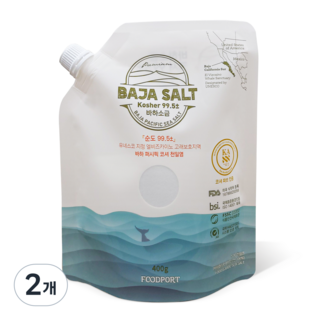 BAJA SALT 太平洋天日鹽, 2個, 400g