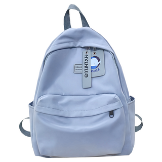 HXZHIZUO 韓版少女防潑水抗震減輕肩膀負擔小清新雙肩學院風外出後背包 360g, 藍色, 30 x 12 x 37cm
