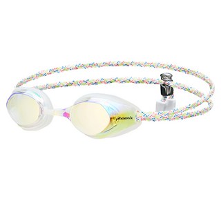 피닉스 레이싱 헬캣 미러 패브릭 수경 PR-208M FB, Clear, 1개