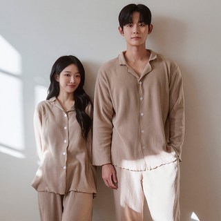 AnotherD 史迪奇刷毛男女情侶睡衣上下套裝