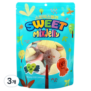 더스위트 스윗 믹스 젤리, 3개, 400g