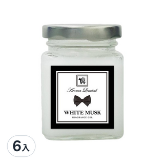 You Can Buy室內香氛擴香膏 (白麝香) - 持久散香、居家芳香、空氣清新, 120g, 6入