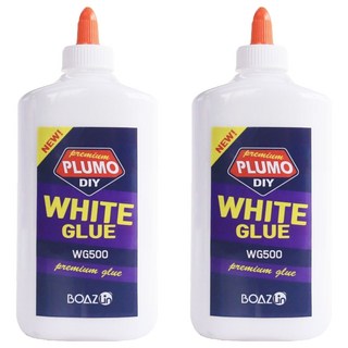 BOAZLin 膠水史萊姆 470ml WG500, 白色, 2個