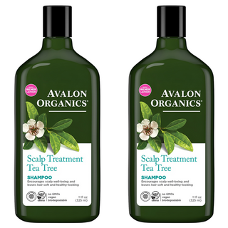 AVALON ORGANICS 頭皮調理精油洗髮精 茶樹, 2瓶, 325ml