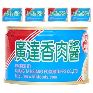 廣達香 肉醬, 開罐即食 無添加防腐劑 味精和人工色素, 160g, 5罐