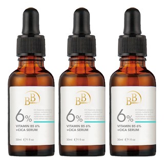 BB AMINO 科研 6%B5 + 積雪草修護精華, 3個, 30ml