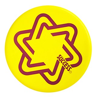 SUCCESS 成功 超軟安全飛盤 親子遊戲 環保無毒, 黃色, 1個