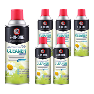 3-IN-ONE 冷氣空調清潔劑 夏日涼風, 331ml, 6瓶