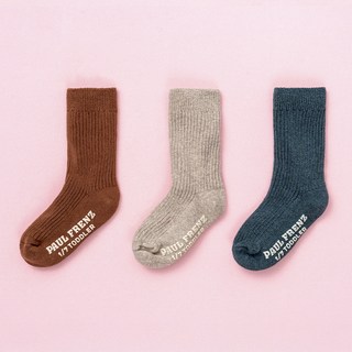 PAUL FRENZ 兒童單一尺寸襪子3雙組