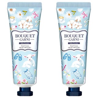 부케가르니 핸드크림 베이비파우더, 50ml, 2개