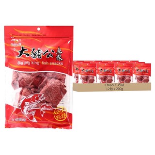 Chiao-E 巧益 大豬公魚卷, 200g, 12包