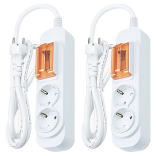 大韓E-Light 過載保護高電壓延長線 2孔, 1.5m, 2個