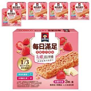 QUAKER 桂格 每日滿足穀物棒, 69g, 6盒
