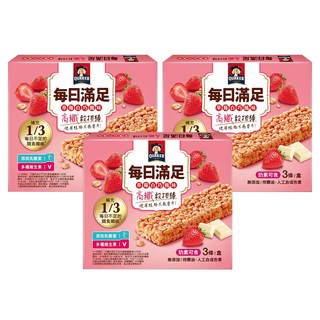 QUAKER 桂格 每日滿足穀物棒, 69g, 3盒