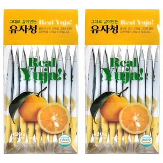 SINSUNG F&B 原粒研磨柚子醬隨身包, 2個, 10入, 42g