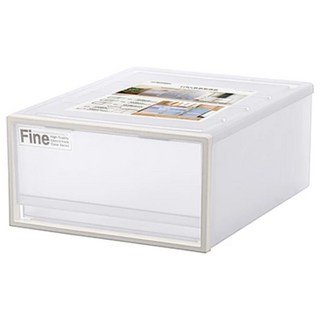 KEYWAY 聯府 雙抽屜整理箱 30L, 透明色, 1個