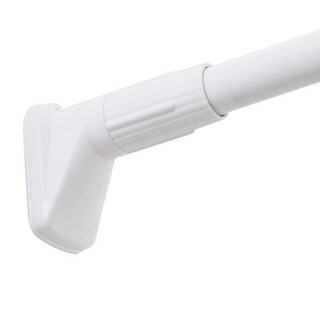 Tres Belle 麻花弧形伸縮桿, 白色