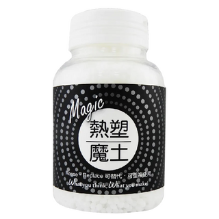 FINESIL 熱塑魔土, 可重複使用, 耐用, 硬度高, DIY製作玩具, 模型, 公仔, 各式工藝品, 1罐