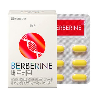 종근당건강 베르베린 30g, 30정, 1개