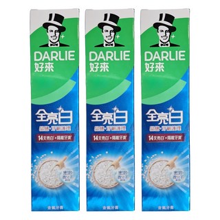 DARLIE 好來 全亮白牙膏 牙齦護理 SWA亮白技術, 140g, 3條