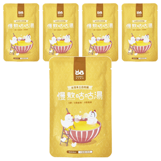 陪心寵糧 慢熬姑姑湯 台灣本土雞肉慢火熬煮 補充水分 無添加防腐劑 貓咪補水湯, 5包, 60ml