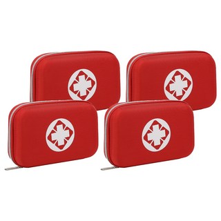 AHOYE 硬殼便攜急救藥品收納包, 4個