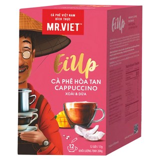 MR.VIET 芒果椰子風味 17g 12包 1盒 越南即溶咖啡 享受熱帶風味