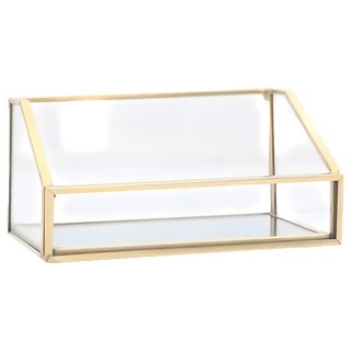 艾米購物 名片座 梯形款, 階梯式名片展示架, 辦公室桌面名片收納座, 簡約時尚設計, 1個, 1格