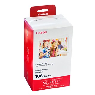 캐논 셀피 포토인화지 엽서사이즈 RP-108, 4X6, 108개