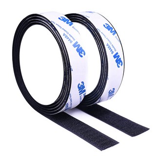 3M魔鬼氈雙面膠 可剪裁 毛面+勾面 50cm 黏貼式, 1組