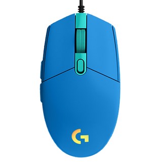 logitech G 羅技G G102 遊戲滑鼠 8000 DPI LIGHTSYNC RGB, 炫光藍