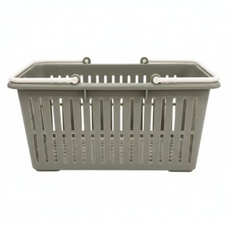 GINII 基尼 功能野餐方形提籃 3158 XS 29.5 x 15.5 x 14.7cm 4L 180g, 莫蘭迪綠, 1個