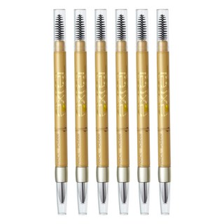 日本 excel 3合1持久造型眉筆, PD05 炭灰棕, 6件