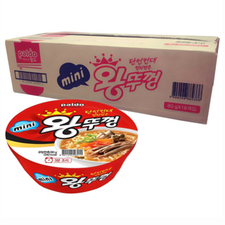 왕뚜껑 미니 컵라면 80g, 16개