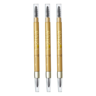 日本 excel 3合1持久造型眉筆, PD05 炭灰棕, 3件