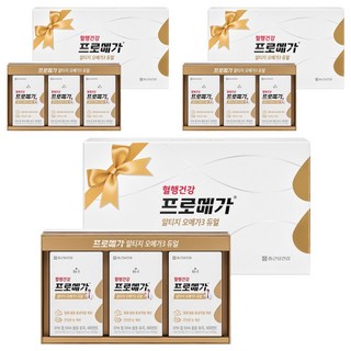 프로메가 알티지 오메가3 듀얼 선물세트 93.6g, 180정, 3개