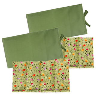 그린라이프 허브 다용도 찜질팩 4단 카키 + 커버, 2세트