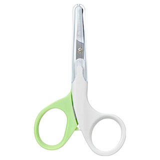 GREEN BELL 綠鐘 台灣公司貨 不鏽鋼平式安全鼻毛修容剪 附套 QQ-902, 1個, 不鏽鋼色