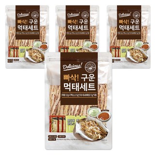 Seapure 酥脆烤明太魚乾 120g + 全州Gamaek醬 15g 3入 + 芥末美乃滋 15g 3入 套組, 210g, 4套